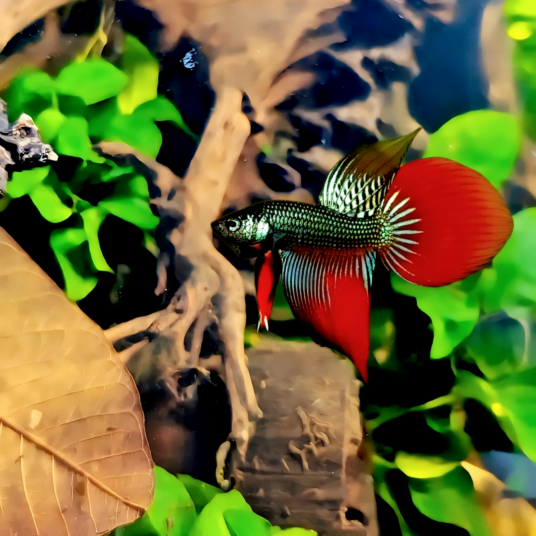 Original Spade Tail Wild Betta Splendens Male
