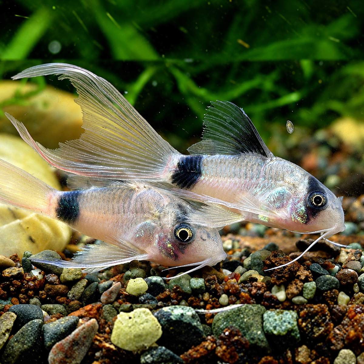 Long Fin Panda Cory Catfish – Corydoras Panda