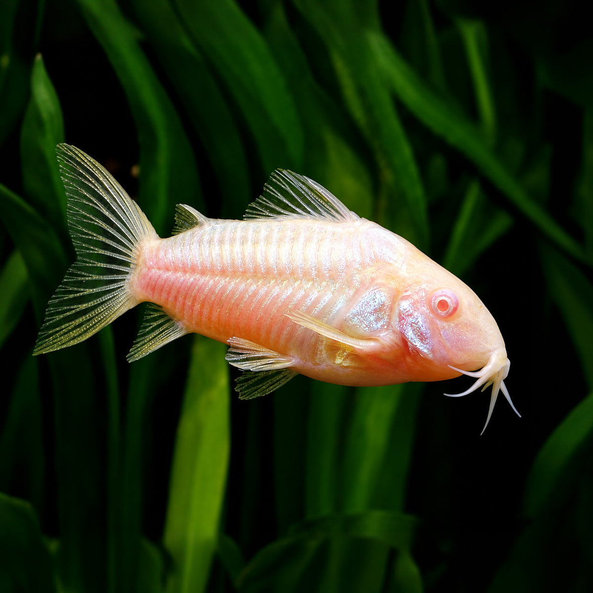 Albino Sterbai Cory Catfish – Corydoras Sterbai