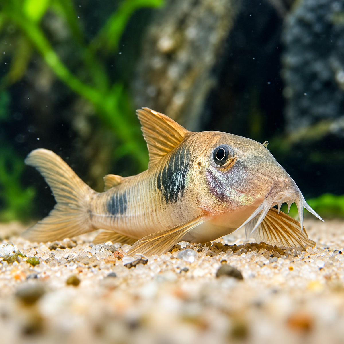 CW005 Gold-Bridled Cory Catfish – Corydoras Aurofrenatus