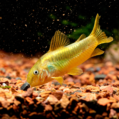 CW010 Gold Laser Cory Catfish – Corydoras sp. CW010
