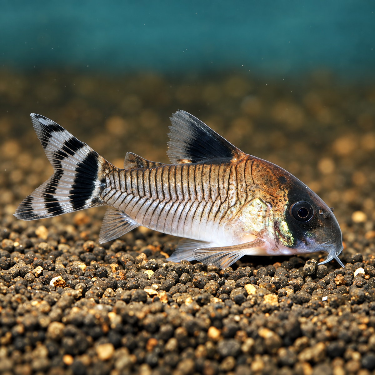 Flag Tailed Panda Cory Catfish – Corydoras Oiapoquensis