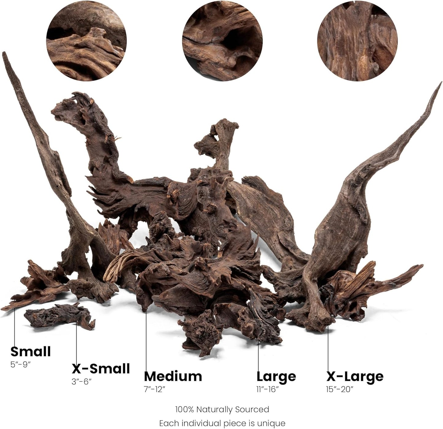 Malaysian Driftwood for Planted & Nature Tanks